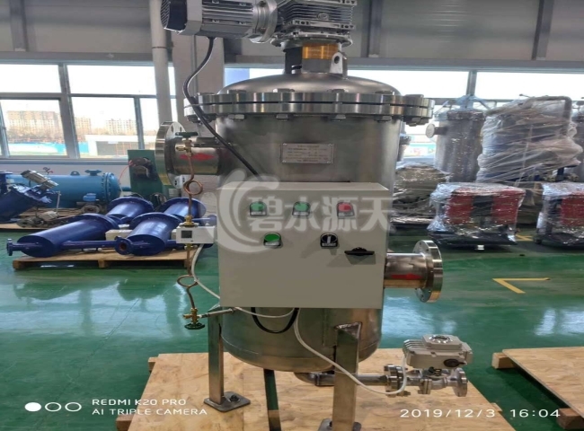 100立方每小時(shí)刷式自清洗過(guò)濾器